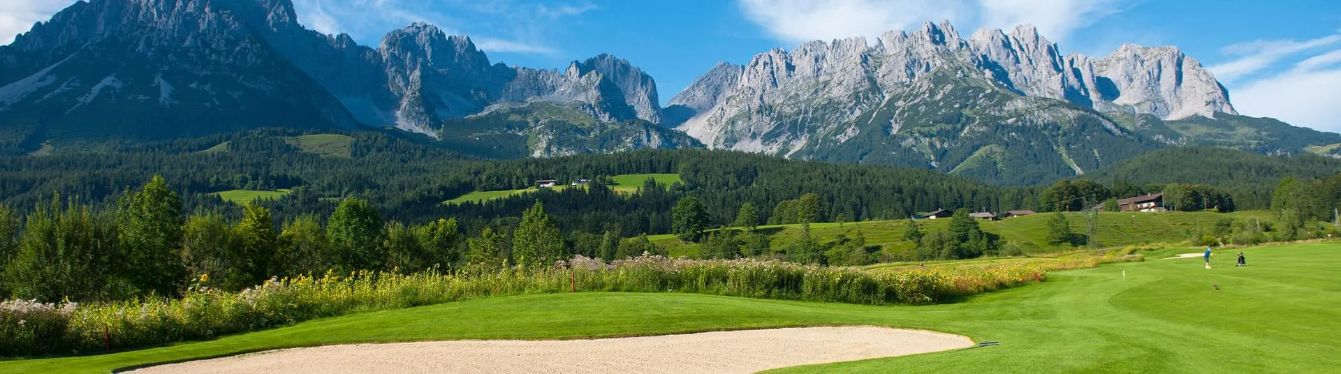 Großes, gepflegtes Green am Wilden Kaiser in Ellmau