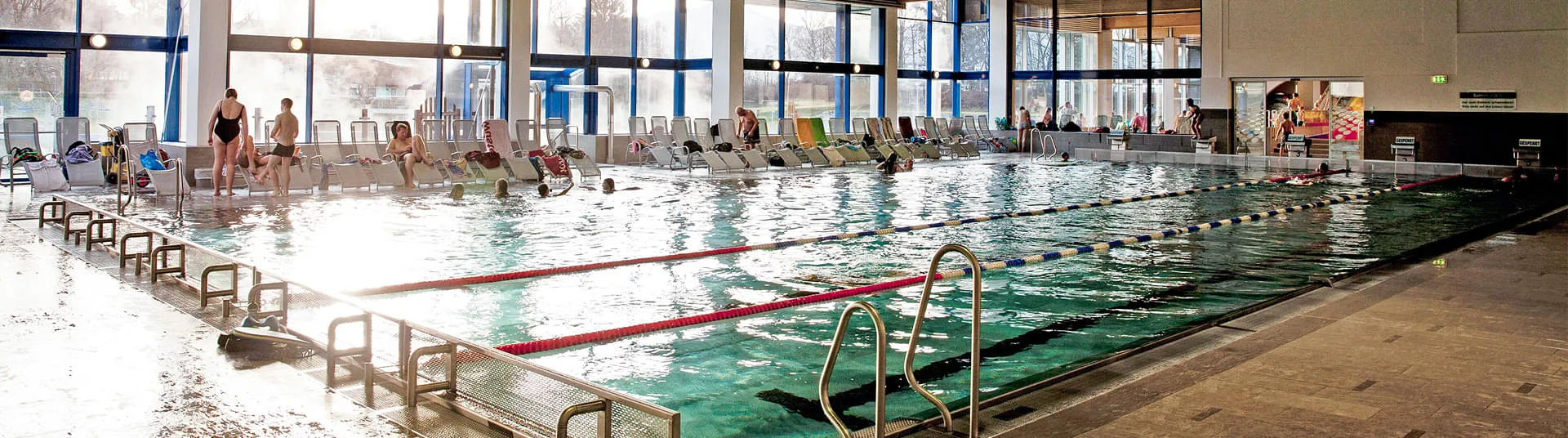 Sport und Erholung im Hallenbad