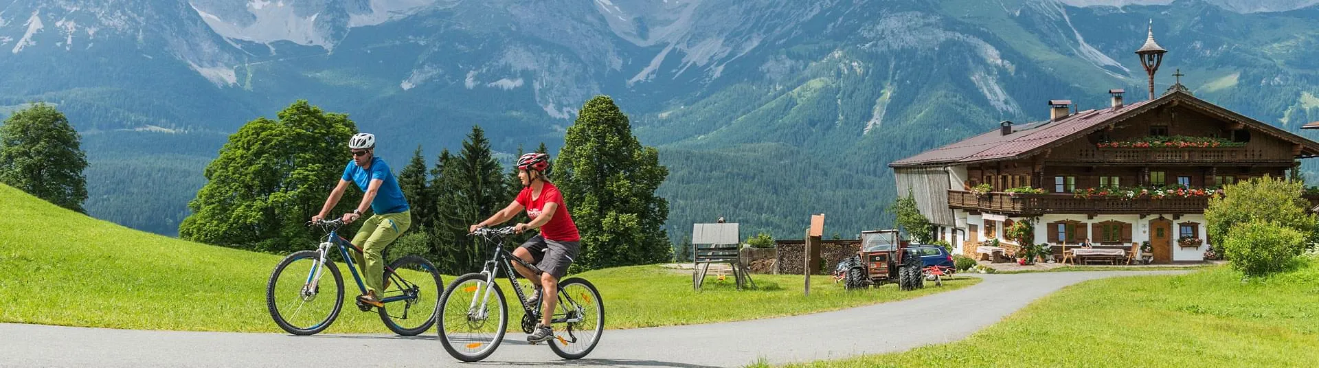 Mountainbiker in den Kitzb&uuml;hler Alpen