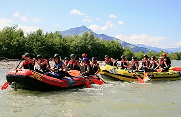 Raften in der Traumregion der Kitzbühler Alpen